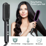 HQT-909B Hair Straightener Ceramic Heated Hair Brush