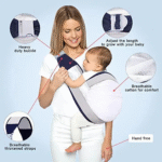 Baby Sling – Adjustable Infant Carrier for Hands-Free Comfort - Image 5