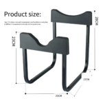 Water Bottle Stand – Metal Rack Organizer for Kitchen & Home - Image 2