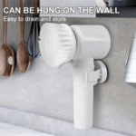 5in1 Magic Brush | Electric Cordless Cleaning | USB Chargeable Spin | Scrubber Brush Polisher Sponge for Kitchen Bathroom Clean Brush - Image 5