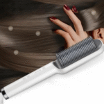 HQT-909B Hair Straightener Ceramic Heated Hair Brush - Image 3