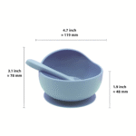 Baby Feeding Set – Silicone Plates, Bowls & Utensils for Infants - Image 3